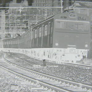 (B23)988 写真 古写真 鉄道 鉄道写真 山手線 池袋行 昭和51年 フィルム ネガ 6×6㎝ まとめて 3コマ の画像3