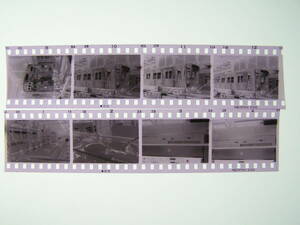 (B23)872 写真 古写真 鉄道 鉄道写真 地下鉄 6号線 10-011 工場 フィルム ネガ まとめて 8コマ 