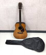 #19080【ヴィンテージ】★☆YAMAHA ＦＧ-１６０ グリーンラベル ヤマハ 中古 アコースティックギター ケースファスナー破損 現状品☆★_画像1