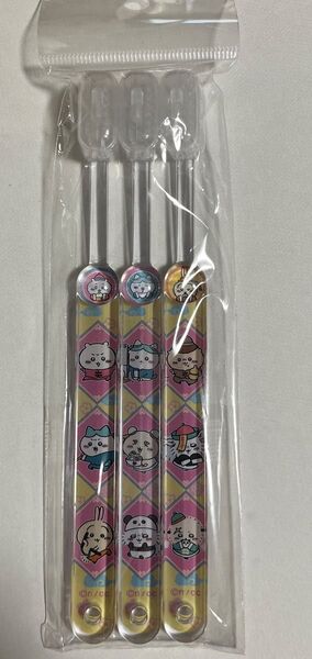 ちいかわ飯店 ハブラシ 3本セット 子供用 ちいかわ ハチワレ うさぎ モモンガ ラッコ シーサー くりまんじゅう
