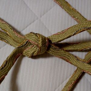 帯締め 和装小物 金糸 正絹