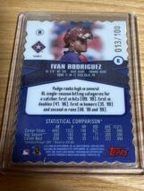 Topps Gold Lebel 00 Class 1 パラレル　013/100 Ivan Rodriguez_画像2