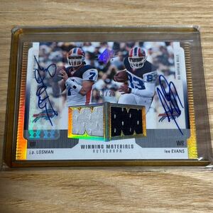 SPX 05 Winning Materials Comb Auto Evan’s 03/25 Losman NFL