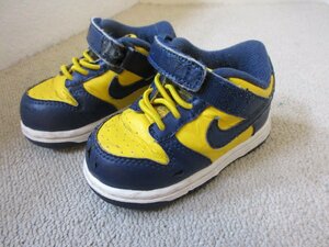 1000円～ナイキ　NIKE 304846-741 BABY DUNK LOW ベビー ダンク ロー ミシガン　サイズ11cm