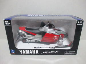 ニューレイ 1/12 Yamaha RX-1 2004 赤 スノーモービル 模type Minicaー ダイキャスト製 NewRay YAMAHA SNOW MOBILE アオシマ スカイネット