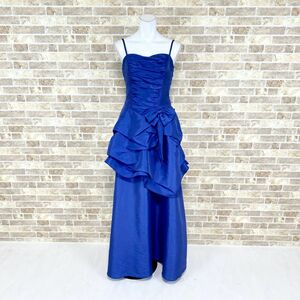 1 jpy dress ICHIOKU long dress blue lustre color dress kyabadore presentation Event used 4223