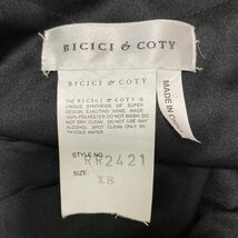 1円 ドレス BICICI & COTY ワンショルダードレス XS 黒 舞台衣装 カラードレス キャバドレ 発表会 イベント　中古４６２１_画像9