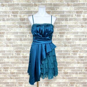 1 jpy dress ICHIOKU Cami dress blue series lustre color dress kyabadore presentation Event used 4702