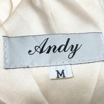 1円 ドレス Andy ワンピース M 黒レース中生地クリーム カラードレス キャバドレ 発表会 イベント　中古４７５１_画像9