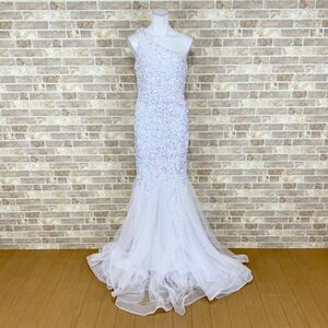 1 jpy dress FAERIESTY mermaid long dress S white series equipment ornament one shoulder Mai pcs costume color dress used 4754