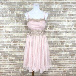 1 jpy dress Cami dress pink color dress kyabadore presentation Event used 4777