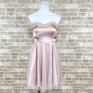 1 jpy dress ICHIOKU Mini dress pink lustre color dress kyabadore presentation Event used 4812