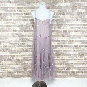 1 jpy dress Swankiss easy One-piece pink light purple color dress kyabadore presentation Event used 4194