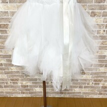 1円 ドレス ミニドレス 白 カラードレス キャバドレ 発表会 イベント　中古４６５２_画像9