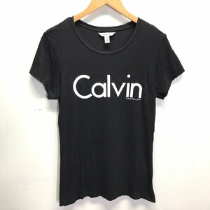 (^w^)b Calvin Klein Jeans カルバン クライン ジーンズ カルヴァン 半袖 ショートスリーブ T シャツ トップス ロゴ ブラック M 8751iE