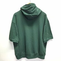 (^w^)b NFL TEAM APPAREL エヌエフエル PACKERS G GREENBAY グリーンベイ・パッカーズ 半袖 パーカー プルオーバー グリーン S 8708iE_画像2