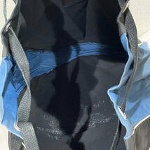 (^w^)b ニチレエステル フェザー Sleeping Bag 寝袋用 シェラフ バッグ 鞄 カバン BAG アウトドア 袋 のみ ブルー × ブラック B0490AE_画像8