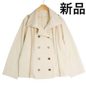 ◆新品 タグ付き◆ HIROKO BIS ヒロコビス ヒロココシノ 軽やか♪ ジャケット ショート Pコート レディース 15 2XL ◆大きいサイズ 3104E0