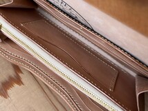 【送料無料】コードバン　ロングウォレット　レーデルオガワ　ナチュラル　インスタ更新中solori_leather_画像7