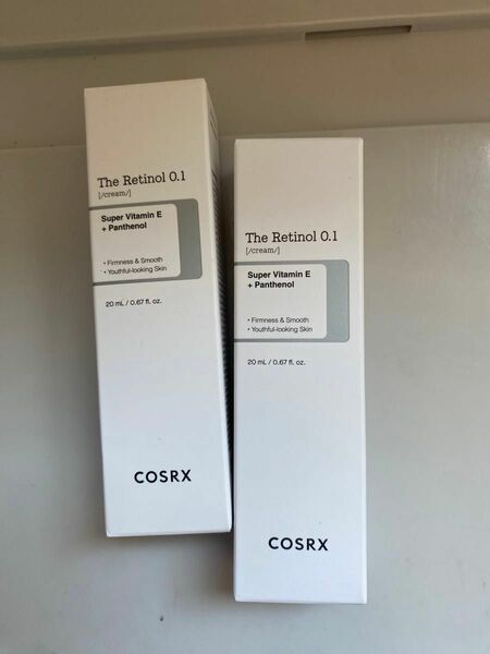 cosrx レチノール0.1 レチノール　0.1 クリーム　新品　コスアールエックス　2個