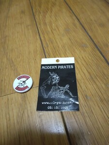 MODERN PIRATES モダンパイレーツ 缶バッジ 　　ステッカーセット