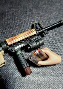 1/6 M4-CQB ボディバック フィギュア M4カービン 特殊部隊 クールガール 