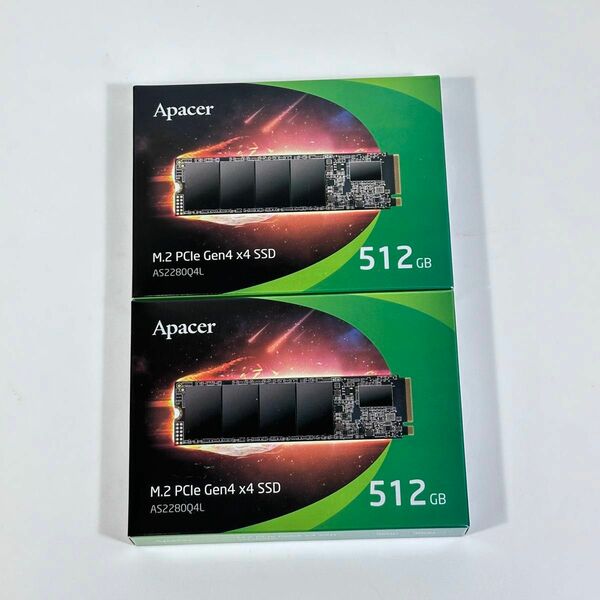 Apacer M.2 SSD 512GB ×2個 Gen4対応 新品未開封