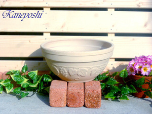  plant pot stylish cheap ceramics size 25cm grape bowl 8 number interior outdoors white color Tokoname .