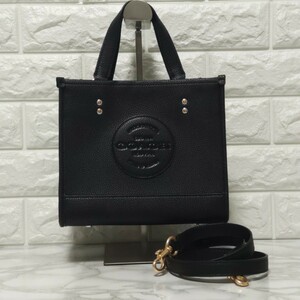 COACH コーチ トートバッグ ハンドバッグ ブラック デンプシー レディース