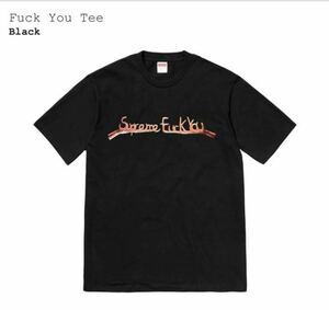 1000円スタート！Supreme Fuck You Tee blk シュプリーム Tシャツ S