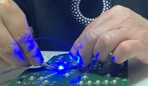 自作LEDチェッカー LED点灯テスト 配線テスト 3528LEDチップ LEDチップ打ち換え 点灯確認　スピードメーター加工 ;