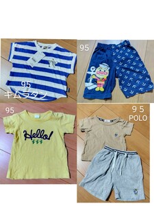 新品あり！　95サイズ　男の子用　夏服　まとめ売り　5枚　POLO　キムラタン