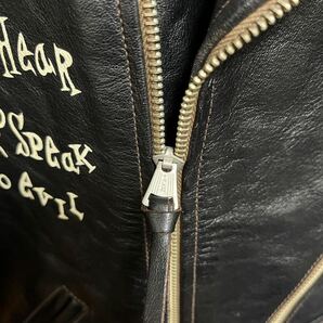 レザージャケット 本革 ブラック M トイズマッコイAPEの画像8