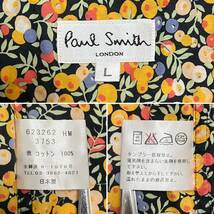 Paul Smith LONDON リバティ 花柄 半袖 シャツ メンズ Lサイズ 日本製 ポールスミス ロンドン ボタニカル 小花 総柄 柄シャツ 4040205_画像3