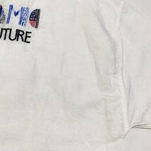 VERSACE JEANS COUTURE MIAMI 太陽神 金ボタン 刺繍 半袖シャツ ホワイト 白 Mサイズ ヴェルサーチ 白シャツ VINTAGE 4040089_画像10