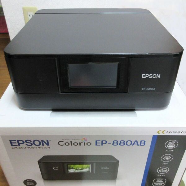 EPSON インクジェット複合機 カラリオ EP-880AB