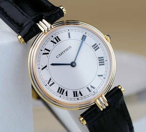  beautiful goods Vendome Louis Cartier 18KYGs Lee color Gold LM Cartier