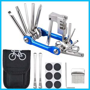 【特価商品】Oziral 自転車工具セット 6点セット 自転車修理キット 自転車用ツールセット パンク修理キット 11-in-1マ