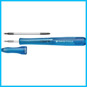 【特価商品】ピービースイスツールズ(PB Swiss Tools) 168-00BLUE レインボー差替式精密ドライバー ブルー 