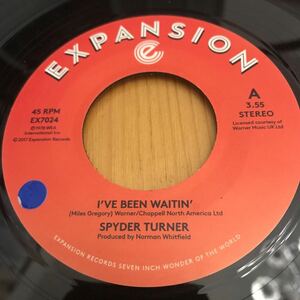 【7インチ】SPYDER TURNER / I'VE BEEN WAITIN' / GET DOWN