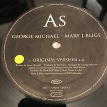【LP】GEORGE MICHAEL MARY J.BLIGE / AS / stivie wonderカバー ジョージ・マイケル メアリーJブライジ_画像3