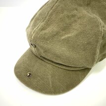 Colimbo コリンボ HARRIER FIELD CASQUETTE -C/J MILITARY TWILL ハリアーフィールド キャスケット M カーキ 帽子 ハンチング_画像5