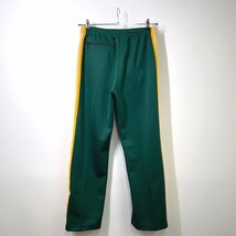 【新品同様】LHP別注 Needles ニードルス Track Pant トラックパンツ S グリーン イエロー 緑 黄 蝶 刺繍 ジャージ_画像2