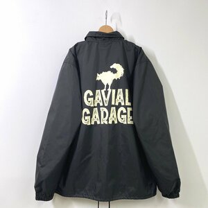 GAVIAL ガヴィル GGG ウルフ コーチジャケット XL ブラック 黒 オオカミ ナイロンジャケット