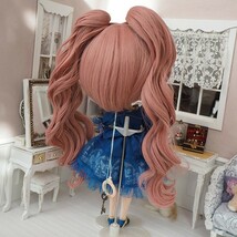 ネオブライス ウィッグ 姫バングツーテールβ フェアリーピンク10インチ/ドール Blythe Pulip プーリップ_画像5