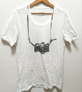 マルタンマルジェラ Tシャツ 白 ホワイト カメラ 10