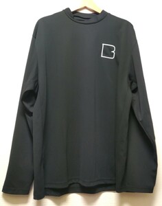美品◆BRIEFING ブリーフィング 長袖Tシャツ ブラック XL