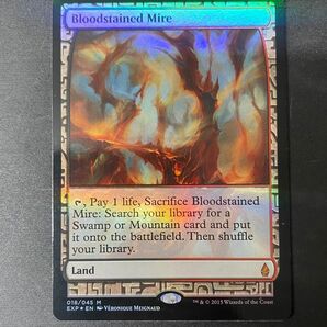 血染めのぬかるみ　foil マスターピース　MTG