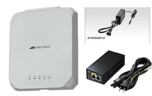 #11【新品／未開封品 2セット】Wi-Fi6対応 無線AP アライドテレシス AT-TQm6602 Gen2(本体+ACアダプタ+PoEインジェクター　2セット)