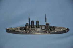 * Milky Way 6 battleship three . made of metal ornament length 22.5 centimeter precise 